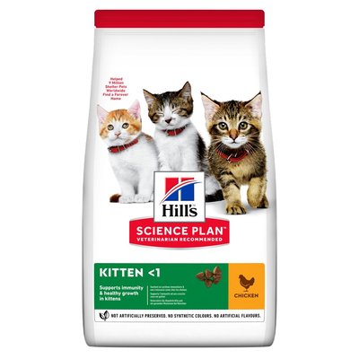 Суха храна Hill's Science Plan Feline Kitten Chicken, 1,5 кг 00000003693 снимка
