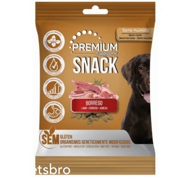 Лакомство HappyOne Mediterraneum Dog Premium Dog Lamb - 100 гр 00000005400 снимка