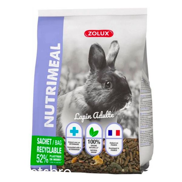 Храна за зайци Zolux Nutrimeal 3 mix for adult rabbits - 800 гр 00000006439 снимка