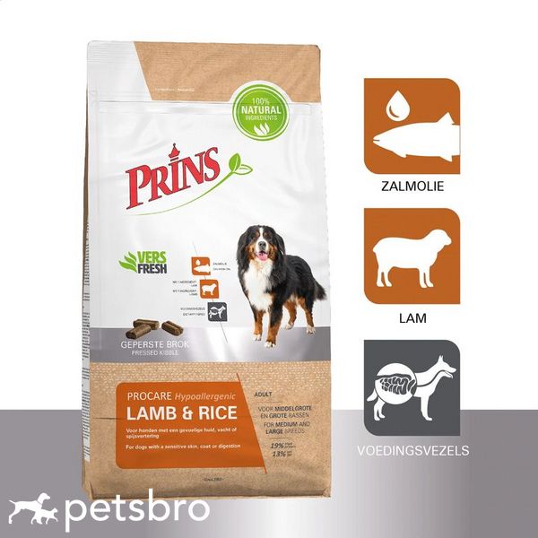 Храна ProCare Lamb & Rice Hypoallergic - за кучета от средни и големи породи, 3 кг 00000000089 снимка