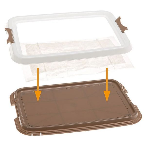 Хигиенна подложка за памперси Ferplast Hygienic Pad Tray Small - 49x36x3 cm 00000008495 снимка