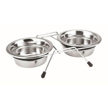Купа Nobby Double bowl stainless steel "SILENT DINER", 400 мл 00000002841 снимка