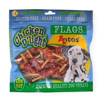Лакомство Antos Dog Chicken D'light Flags, 300 гр 00000008160 снимка