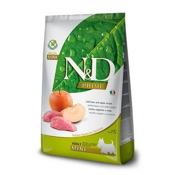 Сухой Корм Farmina N&D Prime Dog Adult Mini Wild Boar&Apple, 2,5 кг 00000006356 фото