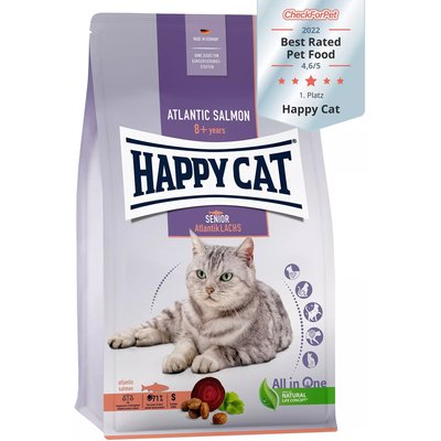 Храна Happy Cat Senior Atlantic Salmon, 4 кг 00000000226 снимка