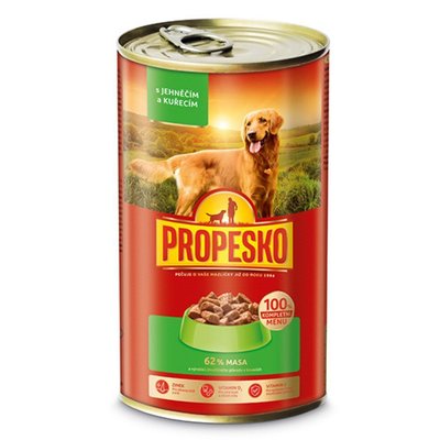 Храна Propesko with chicken and lamb - 1,24 кг 00000005555 снимка