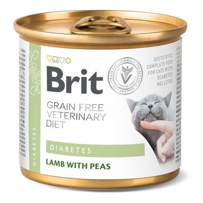 Мокра храна Brit Veterinary Diets Cat Diabetes - 200 гр 00000005278 снимка