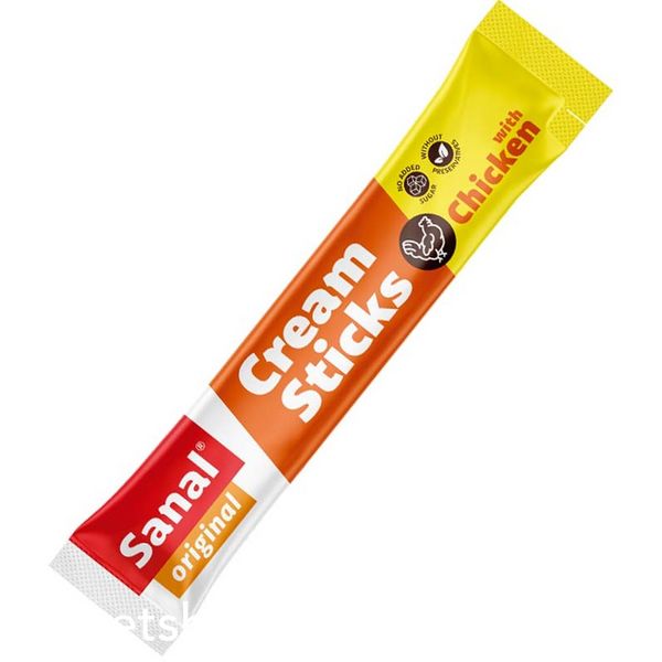 Лакомство Sanal Cream Sticks with Chicken 5х15 гр (SC3871) 00000000997 снимка