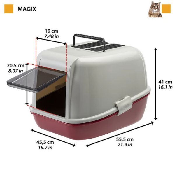 Тоалетна Ferplast Toilet Home Magix - 45,5x55,5x41 см 00000004258 снимка