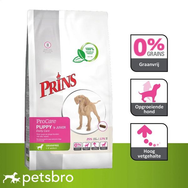 Храна ProCare Grain Free Puppy & Junior Daily Care - за всички породи кучета, 3 кг 00000000078 снимка