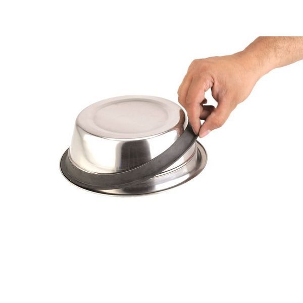 Миска Nobby Double bowl stainless steel "SILENT DINER", 400 мл 00000002841 фото