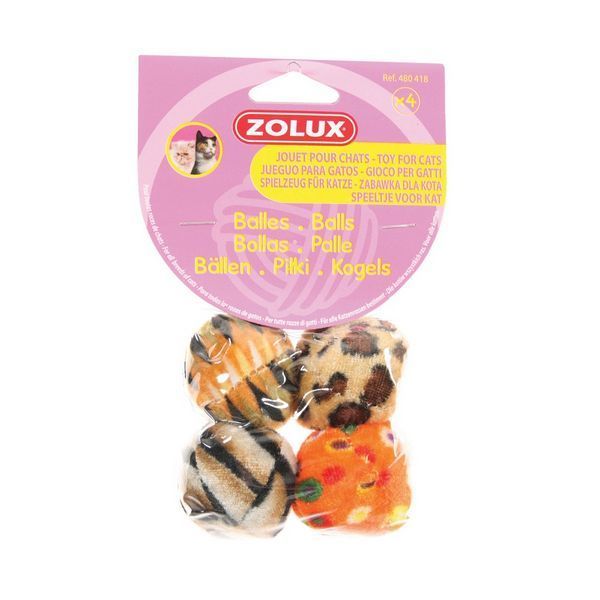 Комплект играчки Zolux 4 Multicoloured Balls - 4 бр 00000006189 снимка