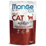 Мокрий корм Monge Cat Grill Adult rich in Lamb - 85 гр 00000004056 фото