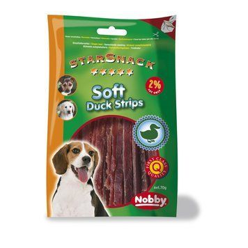 Лакомство Nobby StarSnack Soft Duck Strips - 70 гр (70031) 00000000961 снимка
