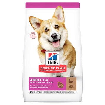 Суха храна Hill's Science Plan Canine Adult Small & Mini Lamb, 1,5 кг 00000003636 снимка