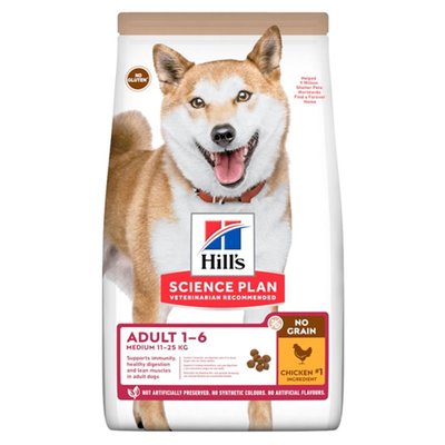 Суха храна Hill's Science Plan Canine No Grain Medium Adult Chicken - 12 кг 00000003650 снимка