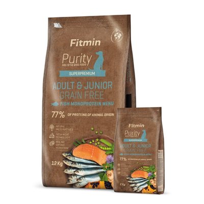 Суха храна Fitmin Purity Holistic Grain Free Fish Adult & Junior - 12 кг 00000004012 снимка