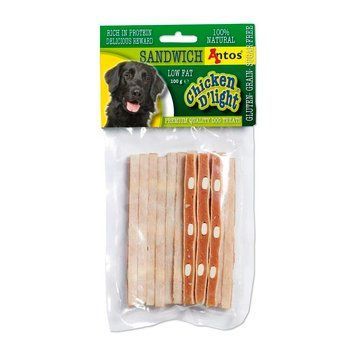 Лакомство Antos Dog Chicken D'light Sandwich - 100 гр 00000008168 снимка