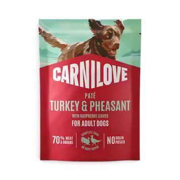 Пауч Carnilove Dog Pouch Pat&eacute; Turkey & Pheasant with Raspberry Leaves - 300 гр 00000010355 снимка