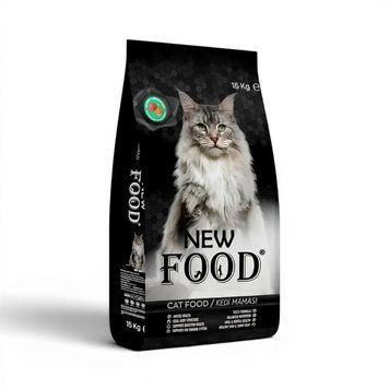 Суха храна New Food Sterilised Cat with Lamb & Salmon - 15 кг 00000010253 снимка
