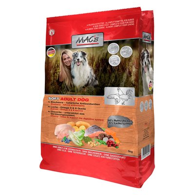 Суха храна MAC's Dog Soft Chicken&Salmon, 1,5 кг 00000007954 снимка