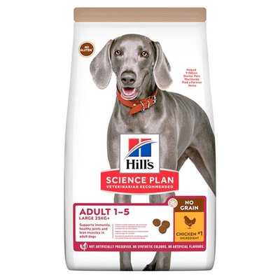 Суха храна Hill's Science Plan Canine No Grain Large Breed Adult Chicken - 12 кг 00000003649 снимка