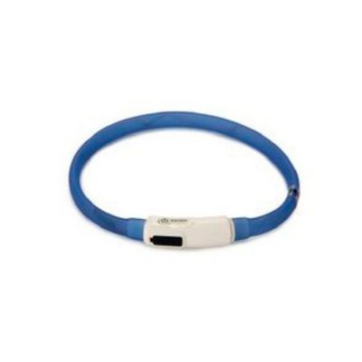 Нашийник Beeztees Sillicone safety collar с USB - 35x 1 cm, Blue 00000006569 снимка