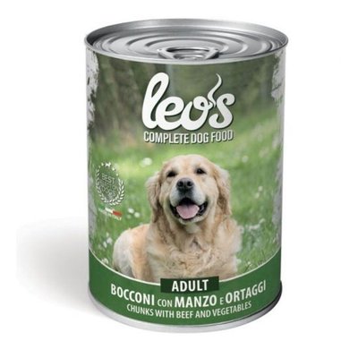 Мокра храна Leos Dog Adult Beef & Vegetables - 415 гр 00000004161 снимка
