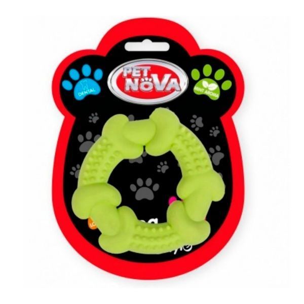 Играчка Pet Nova rubber ring - 10,5 cm, Yellow 00000007085 снимка