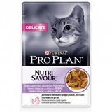 Влажный корм Purina Pro Plan Delicate Nutrisavour Turkey - 85 гр 00000003348 фото