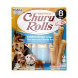 Лакомство Ciao Churu Dog Treats Rolls Chicken Recipe wraps Chicken with Cheese 8x12 гр 00000010192 снимка
