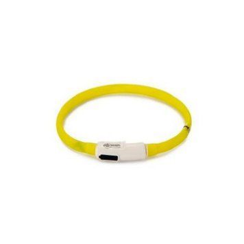 Ошейник Beeztees Sillicone safety collar с USB - 35x 1 cm, Yellow 00000006570 фото