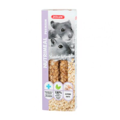 Крекери Zolux Hamster&Gerbil Nutrimeal Stick Treats с овесени ядки - 110 гр 00000006459 снимка