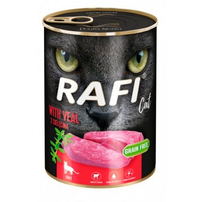 Пастет Rafi Cat with Veal - 12х400 гр 00000006279 снимка