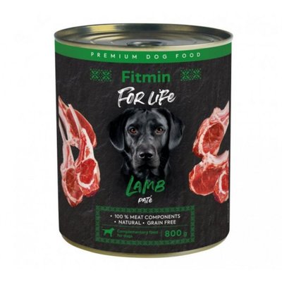 Мокра храна Fitmin For Life dog tin lamb - 800 гр 00000005578 снимка