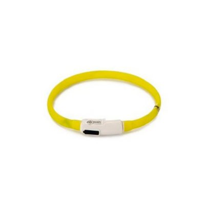 Нашийник Beeztees Sillicone safety collar с USB - 35x 1 cm, Yellow 00000006570 снимка
