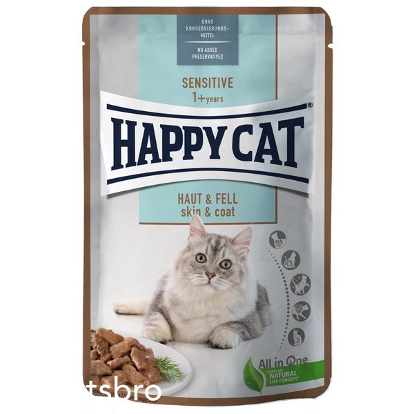 Храна Happy Cat MIS Sensitive Skin & Coat - 85 гр 00000000218 снимка