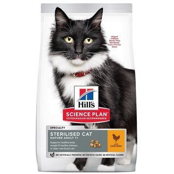Сухой корм Hill's Science Plan Feline Mature Adult Sterilised Chicken - 1,5 кг 00000003699 фото