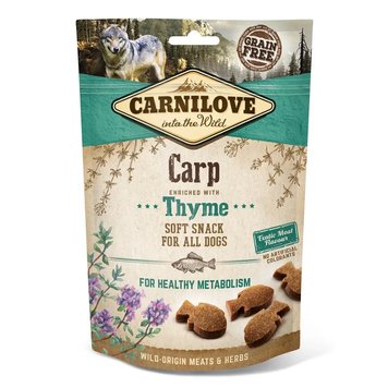 Лакомство Carnilove Dog Semi-Moist Snack Carp enriched with Thyme - 200 гр 00000005461 снимка