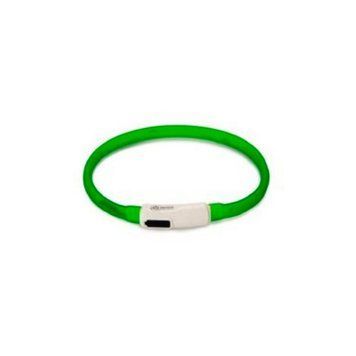 Ошейник Beeztees Sillicone safety collar с USB - 35x 1 cm, Green 00000006571 фото