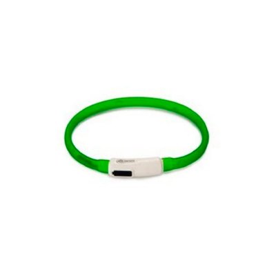 Нашийник Beeztees Sillicone safety collar с USB - 35x 1 cm, Green 00000006571 снимка