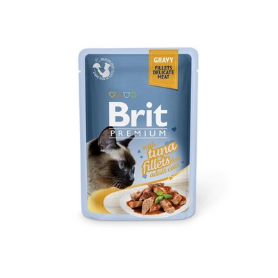 Мокра храна Brit Premium Cat Delicate Tuna Fillets - 85 гр 00000005257 снимка