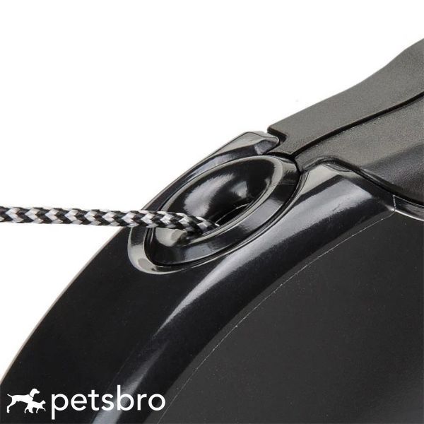 Поводок-рулетка Ferplast Amigo Cord Black-Black, L 00000004906 фото