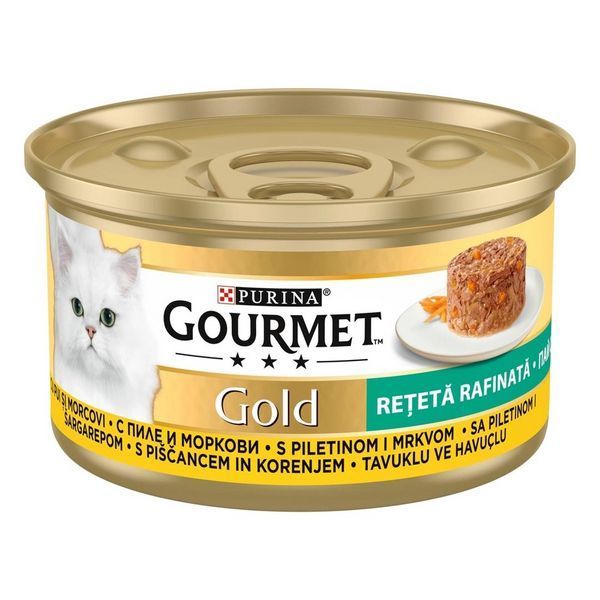 Пастет Purina Gourmet Gold Chicken and Carrots - 85 гр 00000003424 снимка