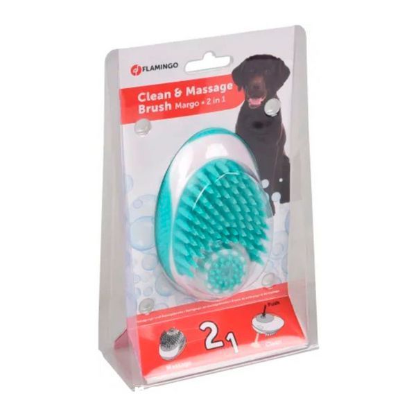 Четка Flamingo Clean and massage brush 00000006903 снимка