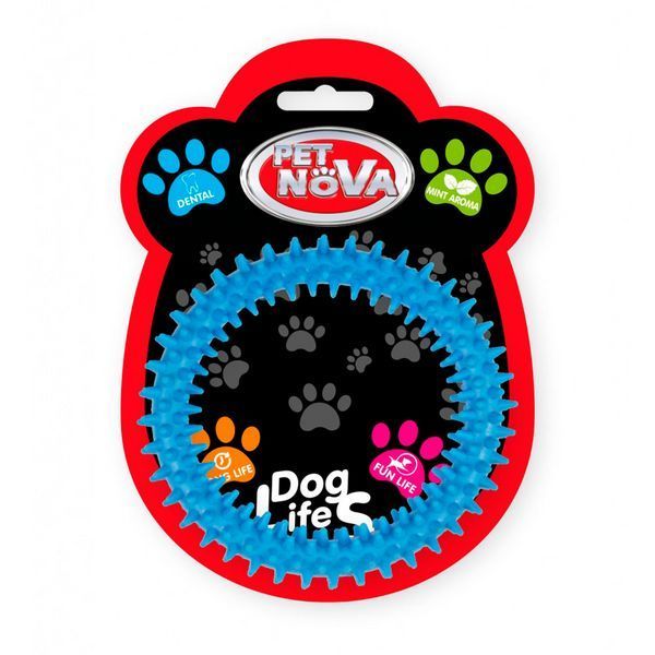 Играчка Pet Nova rubber ring - 12,5 cm, Blue 00000007087 снимка