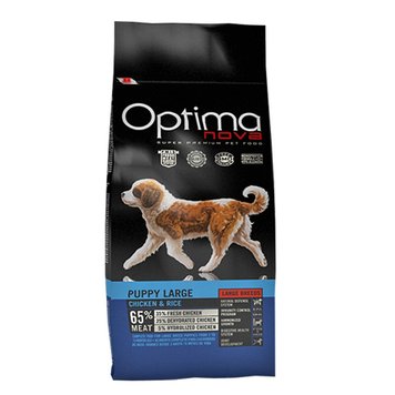 Храна Visan Optima Nova Puppy Large Chicken & Rice, 12 кг 00000000801 снимка