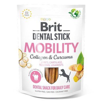 Лакомство Brit Dental Stick Mobility with Curcuma & Collagen - 250 гр 00000005149 снимка
