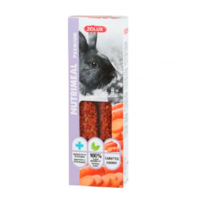 Крекери Zolux Premium Stick Nutrimeal Rabbit с моркови - 115 гр 00000006464 снимка