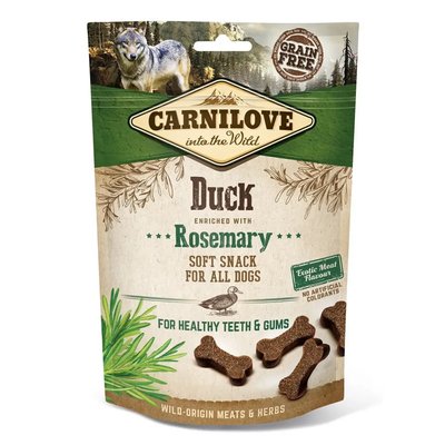 Лакомство Carnilove Dog Semi-Moist Snack Duck enriched with Rosemary - 200 гр 00000005462 снимка